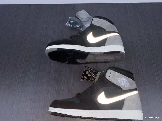 Particle Gore-Tex Retro 1 Grey Black Element Jordan High DB2889-001 0713